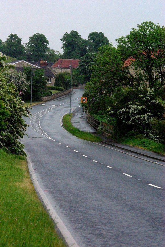 The north entry to the village